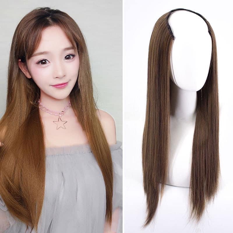 Tóc kẹp U ❤️FREESHIP - tóc kẹp U thẳng