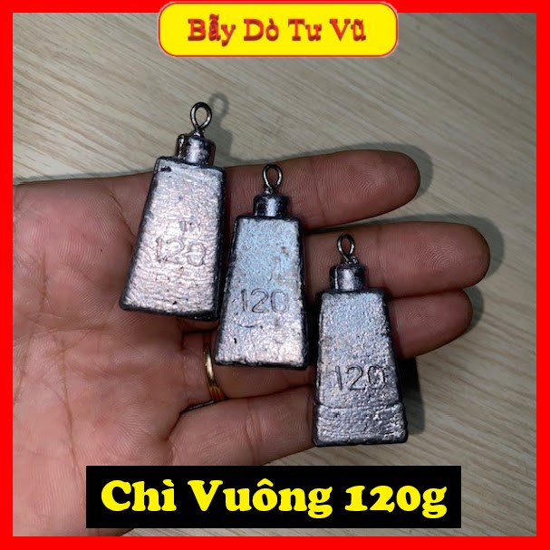 Chì Vuông Bẫy Giò Cu Gáy 100g - 120g