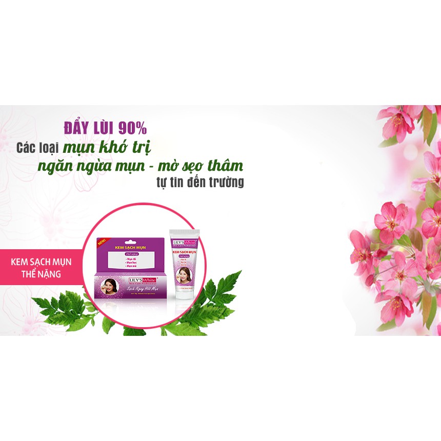 [HCM]Kem mụn LILYS WHITE thể nặng  ( dạng tuýp )
