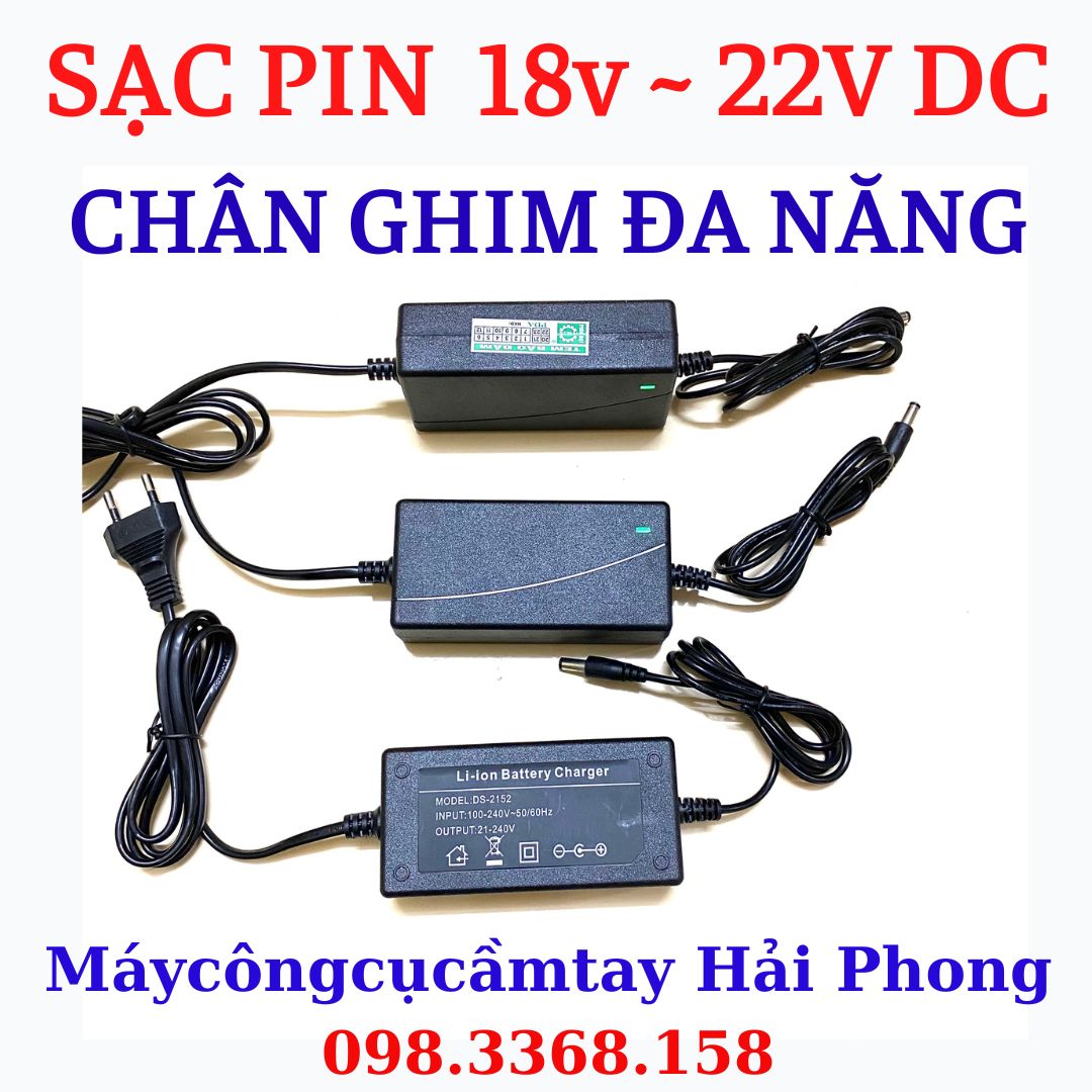 PIN & SẠC 21V DC chân pin Mod.2017 . PIN  5 Cell - 10 Cell CAO CẤP
