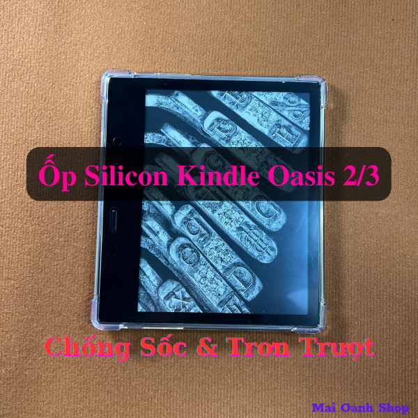 Ốp silicon chống sốc bảo vệ máy đọc sách kindle oasis 2 9th và oasis 3 10th