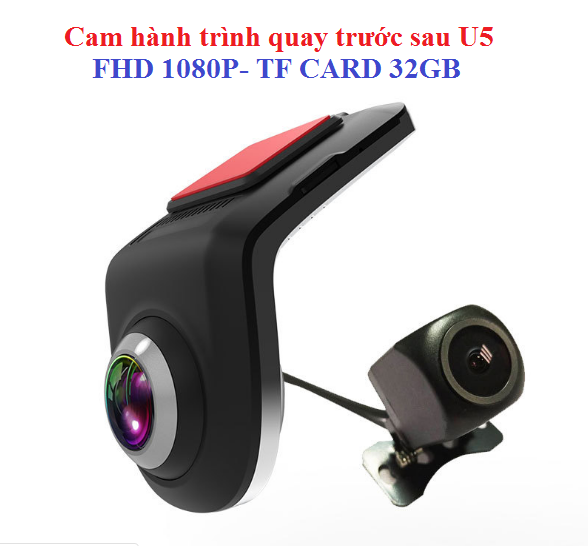 Camera hành trình trước sau USB kết nối với đầu android