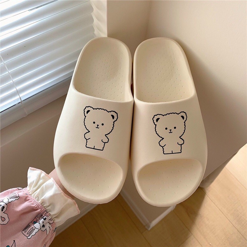 Dép bánh mì hình gấu siêu cute