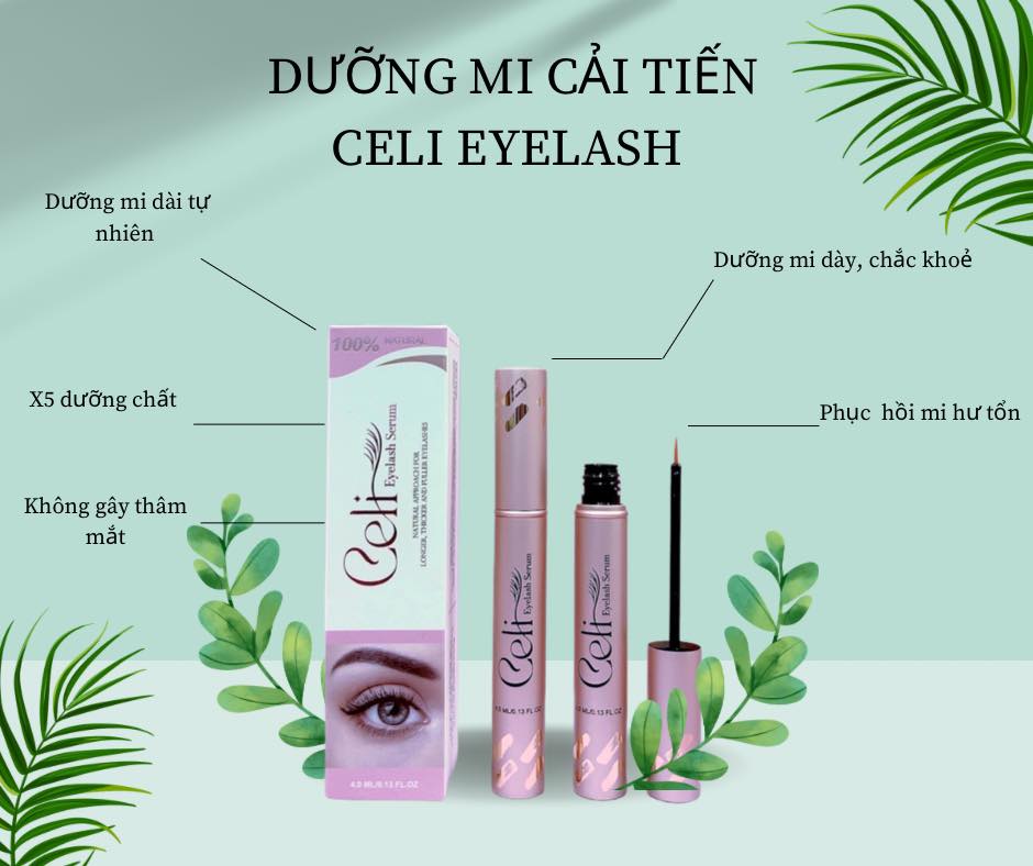 Kích mọc lông mi- Dưỡng Mi Celi
