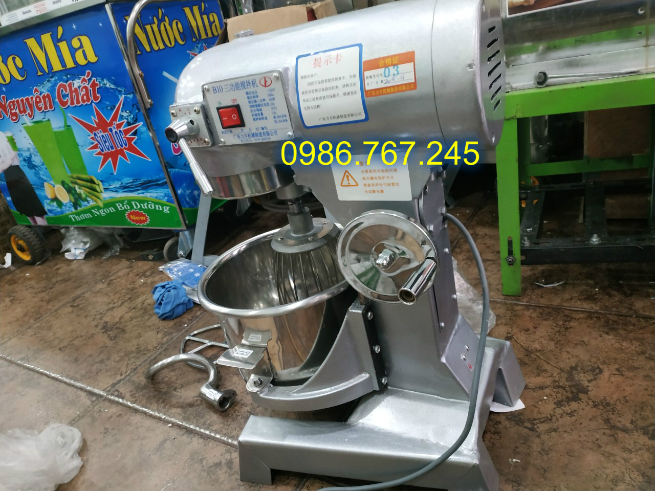 [Trả góp 0%]Máy trộn bột làm bánh đánh trứng đa năng B10