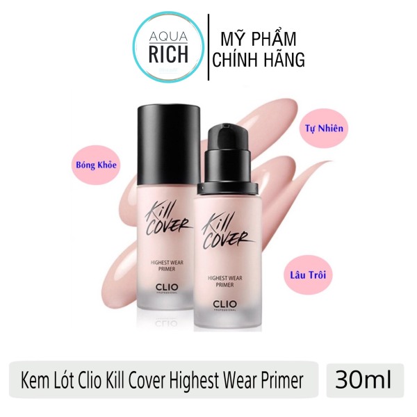 Kem Lót Clio Kill Cover Highest Wear Primer 30ml