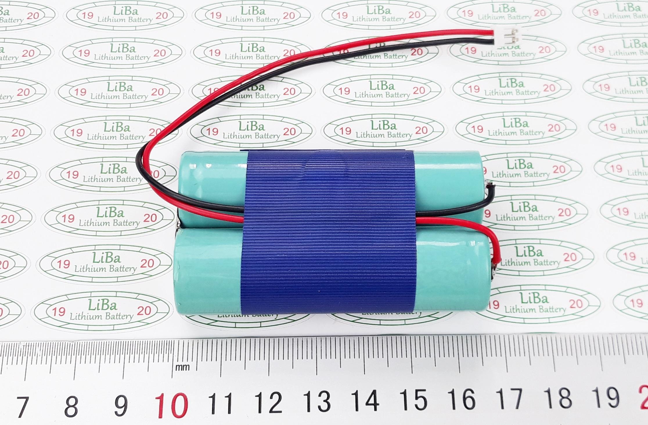 Pin lithium 7.4 v 18650 2000 mah _ liba
