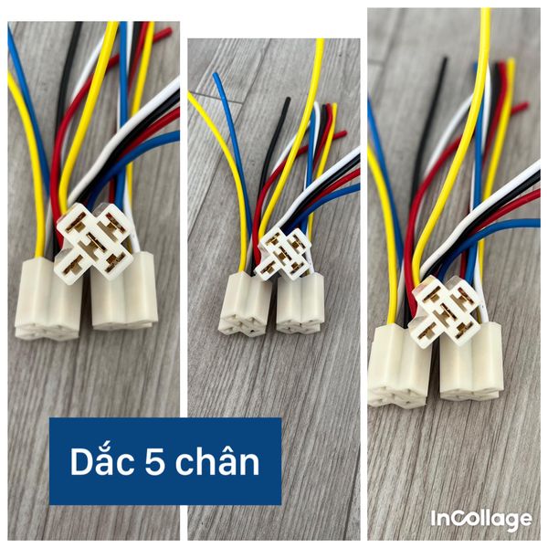 dắt h4, dắt 5 chân, dắt cầu chì...dùng cho oto