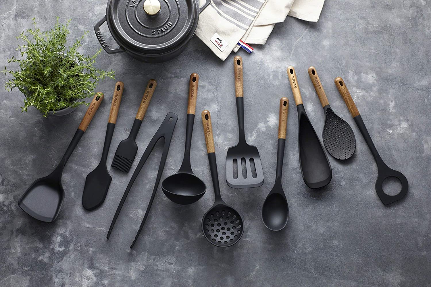 DỤNG CỤ KẸP GẮP THỨC ĂN STAUB TOOLS