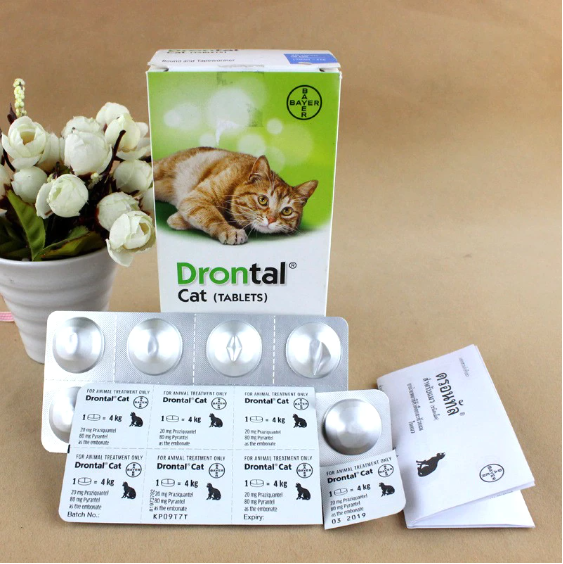 Viên Tẩy Giun Sán Cho Mèo Drontal Cat Bayer