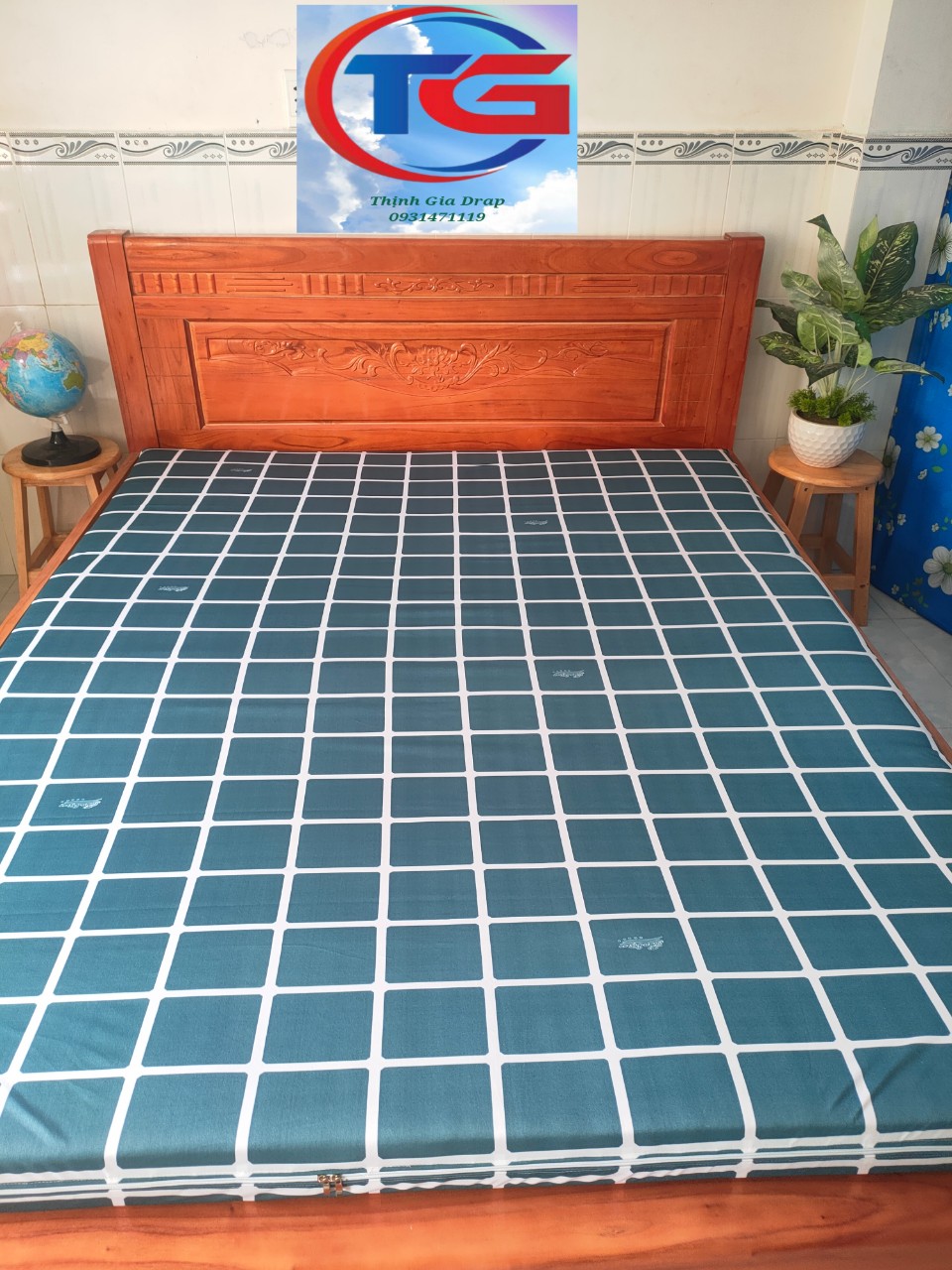 Drap lẻ Thun 3D Hàn Quốc