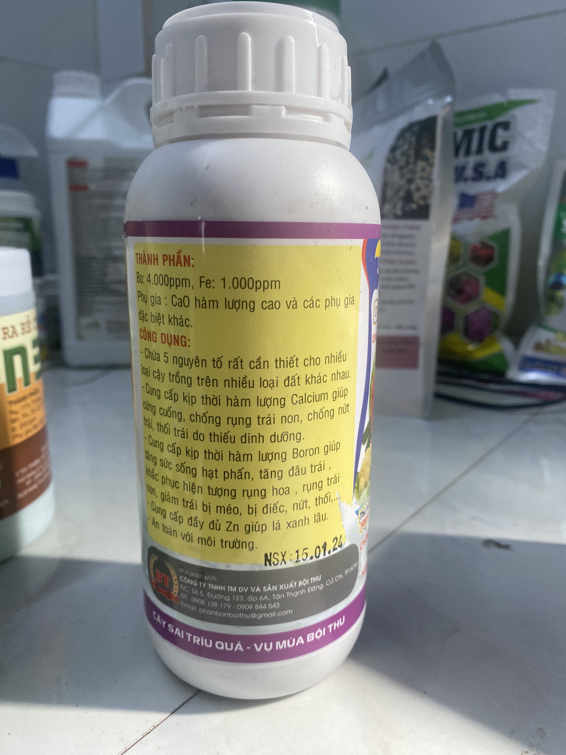 Phân bón lá CANXI BO SỮA 500ml