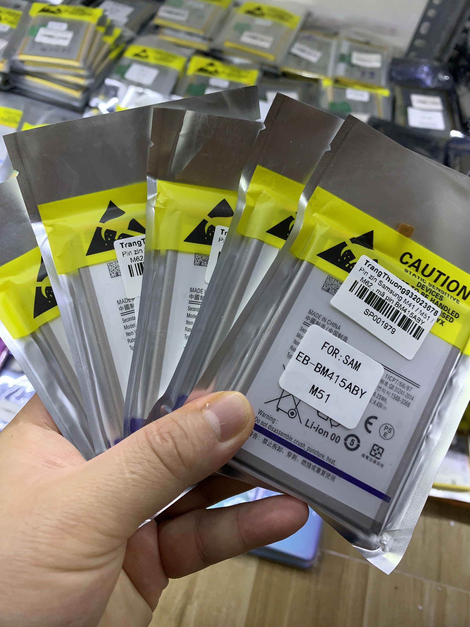 Pin zin samsung m41 / m51 / m62 , mã pin bm415aby
