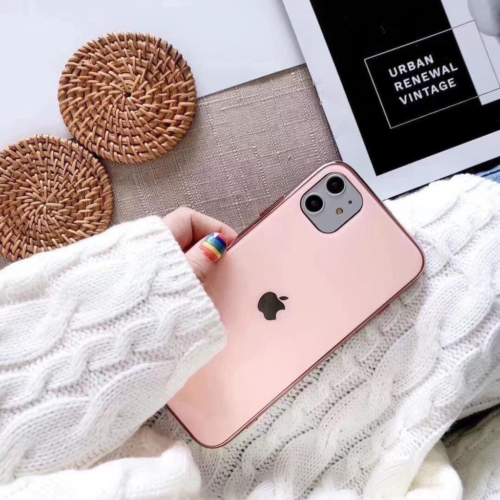 Ốp Lưng kính cường lực IP 7 plus/8 plus/X/XS Max/11/11 Pro Max - Mac Shock