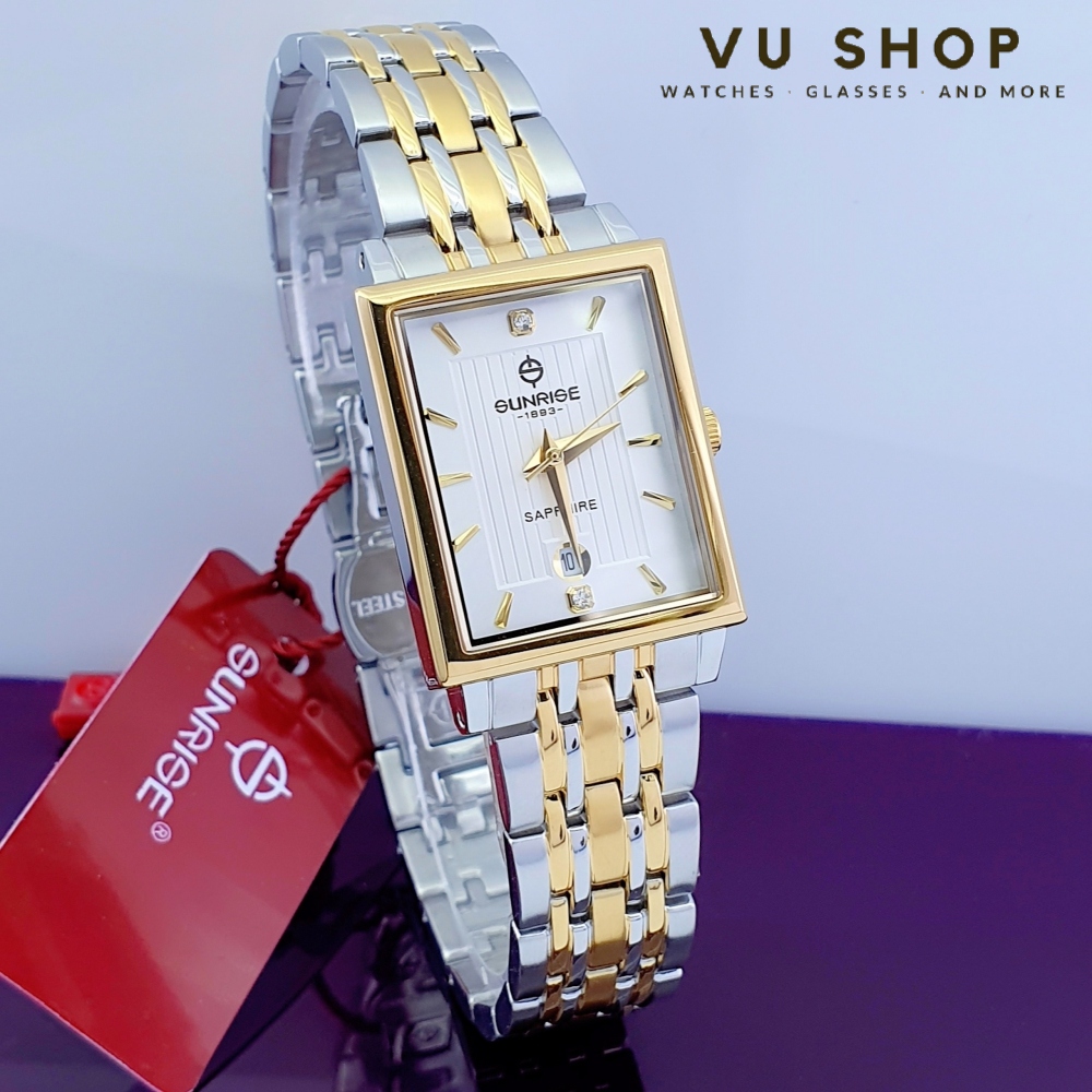 Đồng hồ nữ Sunrise 2190SA Kính Sapphire Chính hãng