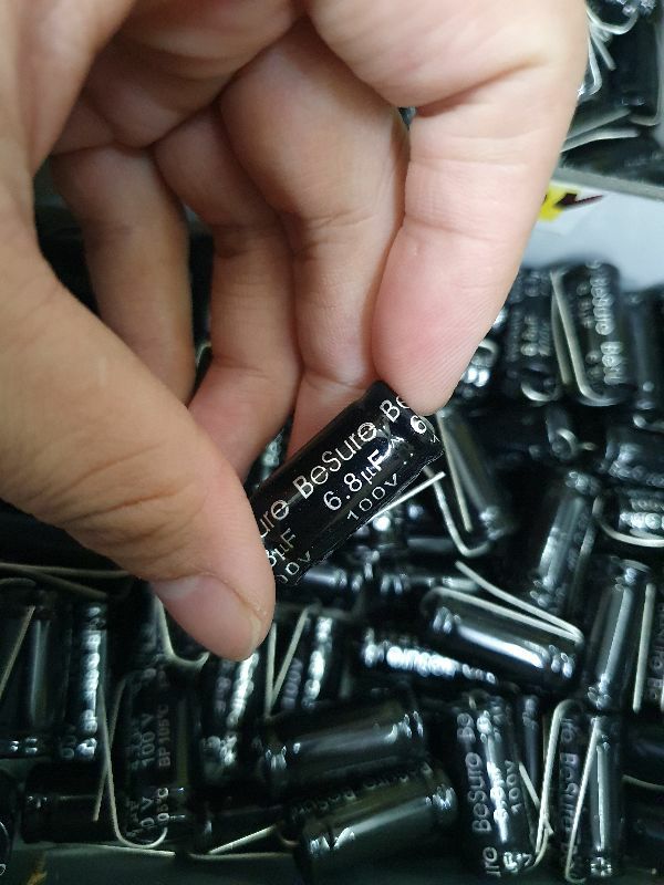 5 con tụ loa 6,8mi 100v 2 đầu