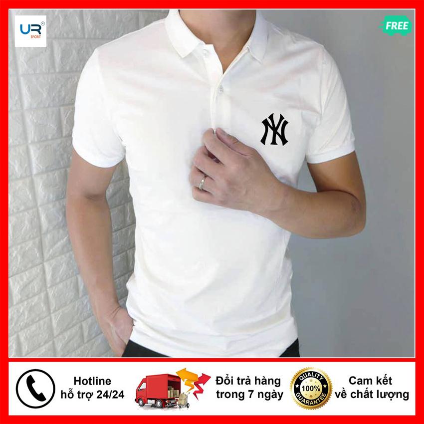>> SO SÁNH GIÁ QUẦN ÁO TẬP GYM NAM HÀN QUỐC | Shopee Lazada Sendo Tiki 8 Áo thun nam có cổ new york yankees cao cấp | Vải Poly mịn dày - Mềm mại co giãn tốt - thoáng mát - thấm hút mồ hôi tốt | Áo thun nữ | Áo body hàn quốc | Áo thun lạnh | Áo thun tập gym | Ur Sport