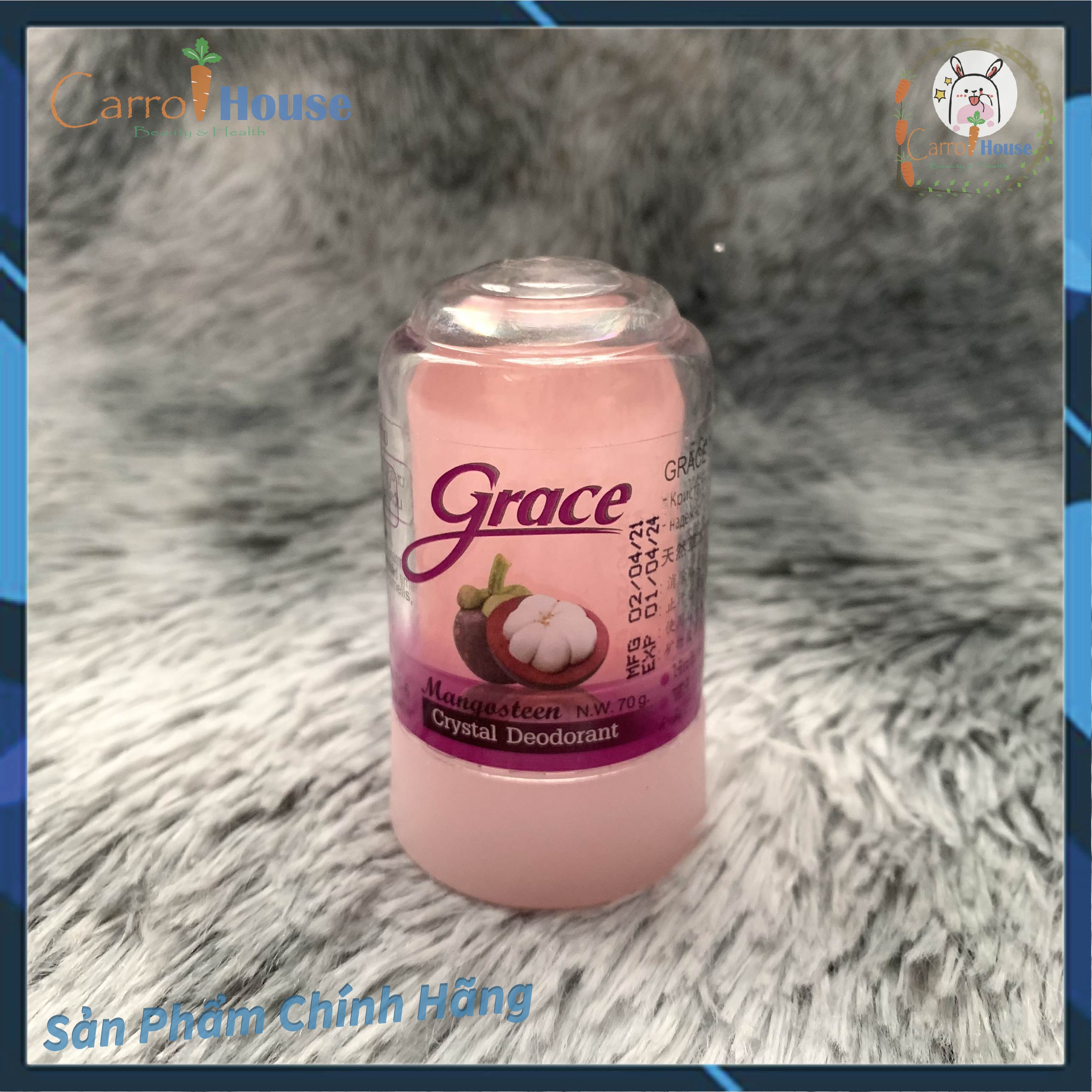 Lăn khử mùi đá khoáng Grace Thái Lan