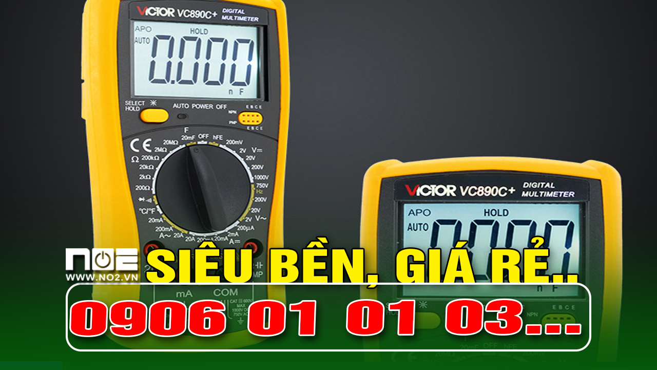 Đồng hồ VICTOR VC890C+ có video mô tả sp