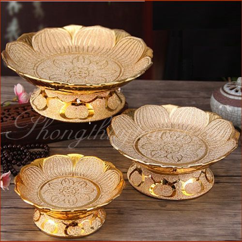 Mẫu kim sa - chum, lư, đèn, ly, bình, dĩa, ống nhang.