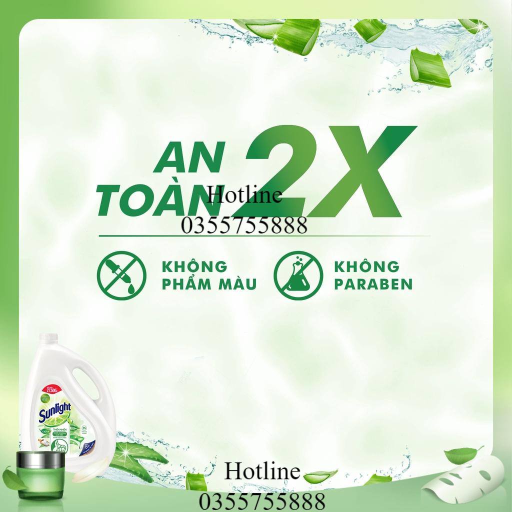 Nước rửa chén Sunlight Thiên nhiên can 3,6kg