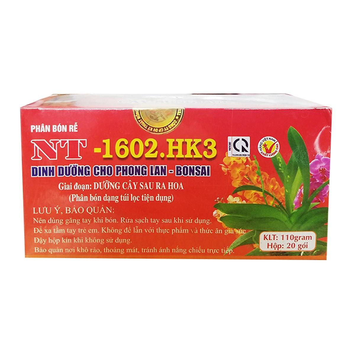 Phân bón túi lọc nt-1602-hk3- hộp 20 gói