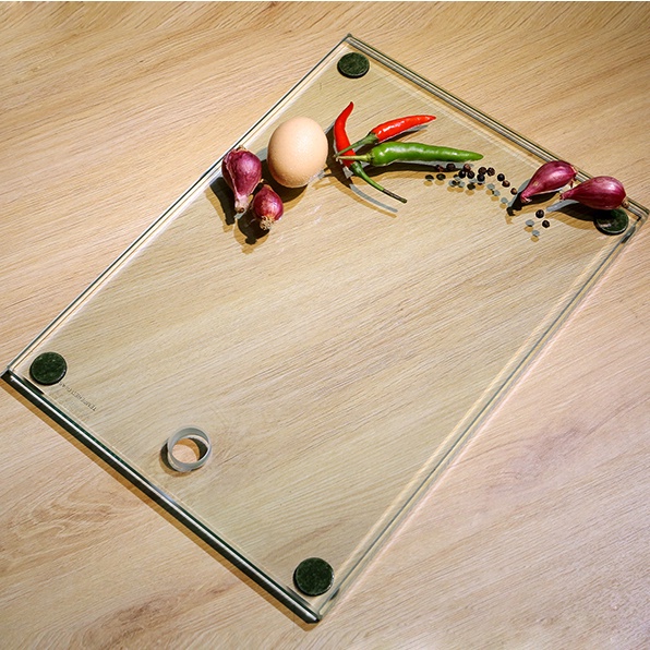 Thớt Thuỷ Tinh Cường Lực In Hoạ Tiết 3D THE UNIVERSAL