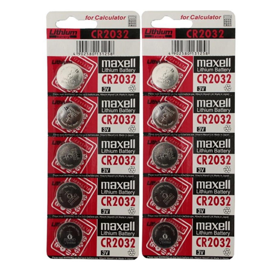 PIN CMOS CR2032 Maxcell loại tốt vỉ 5 viên