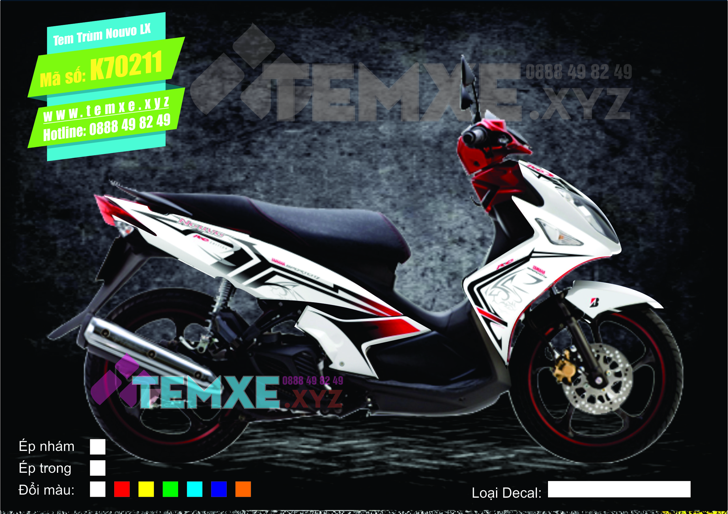 Tem Trùm Nouvo LX - 70211