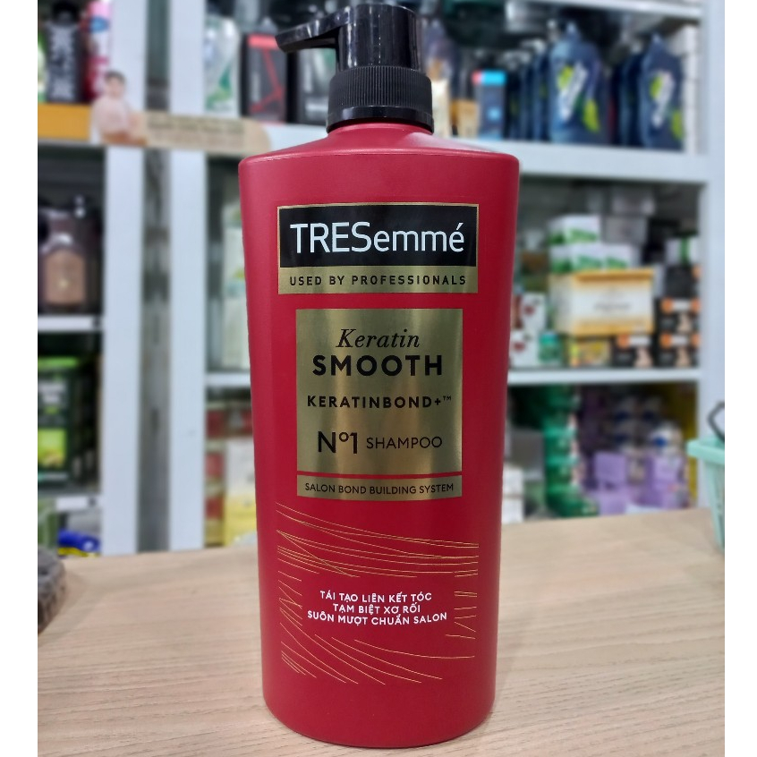 [HCM]Dầu gội TRESemme Keratin Smooth tinh dầu Argan 650ml