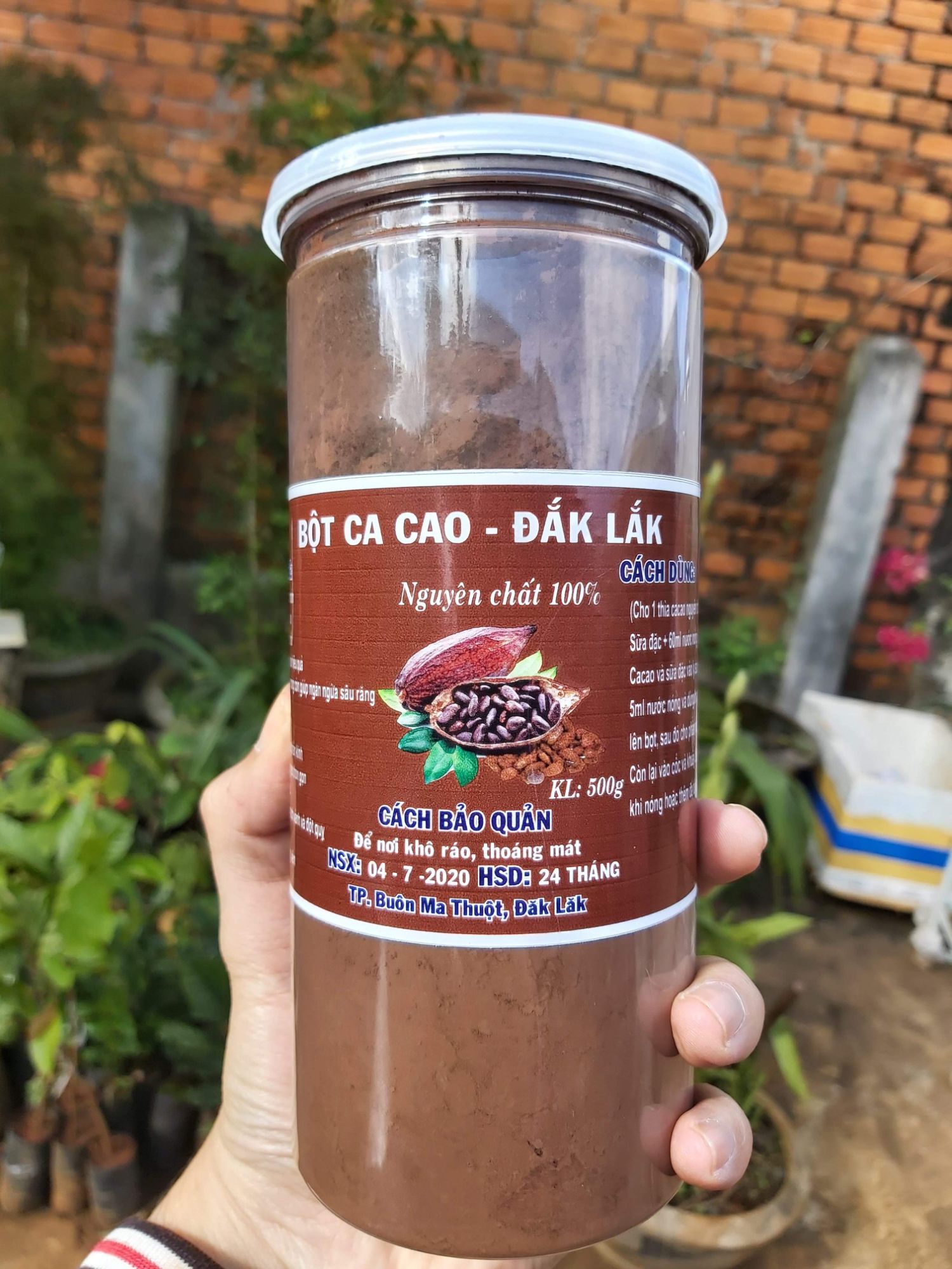 500gram BỘT CACAO NGUYÊN CHẤT