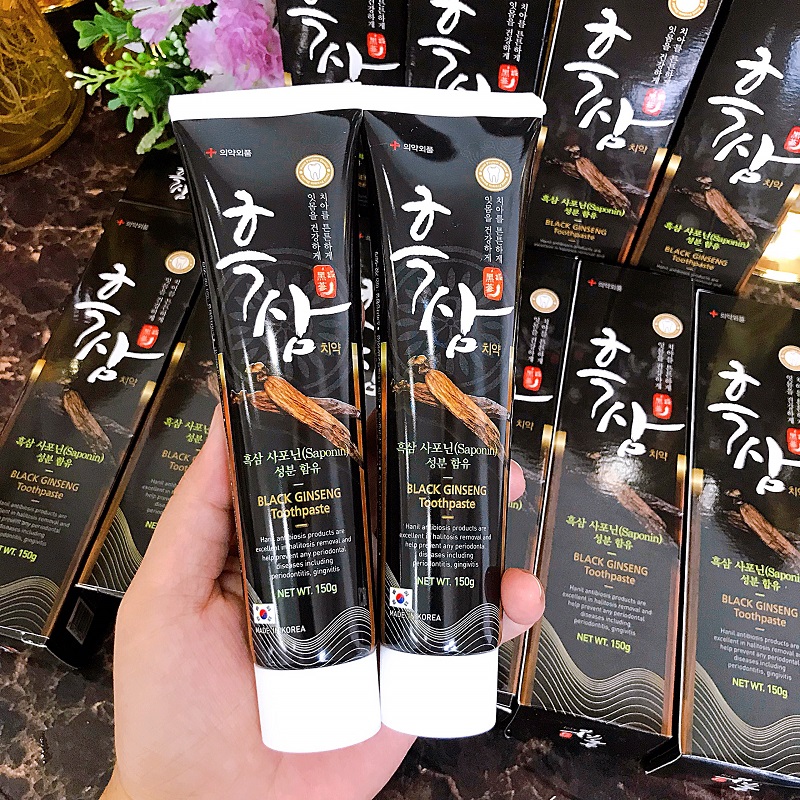 Kem Đánh Răng Hắc Sâm Hanil Hàn Quốc 150g