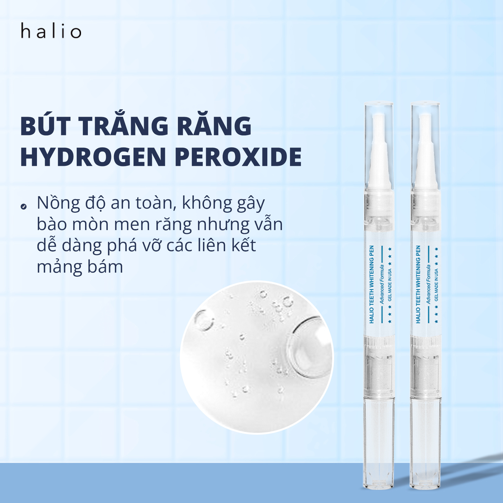 Bút Tẩy Trắng Răng Halio Teeth Whitening Pen