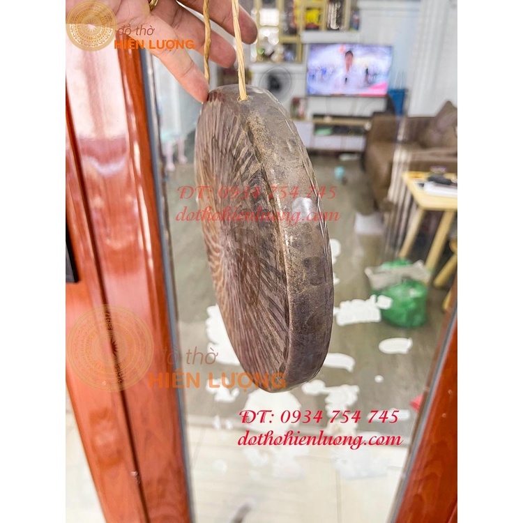 Thanh la bằng đồng đường kính 20cm