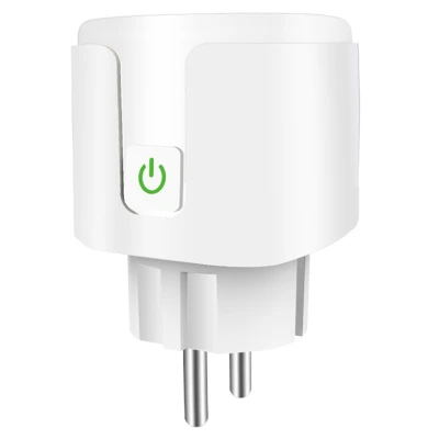Tuya WiFi Socket Adaptor Outlet Smart Life APP Voice Timer for Google Home Amazon Alexa Light Wall Power Monitor EU Plug