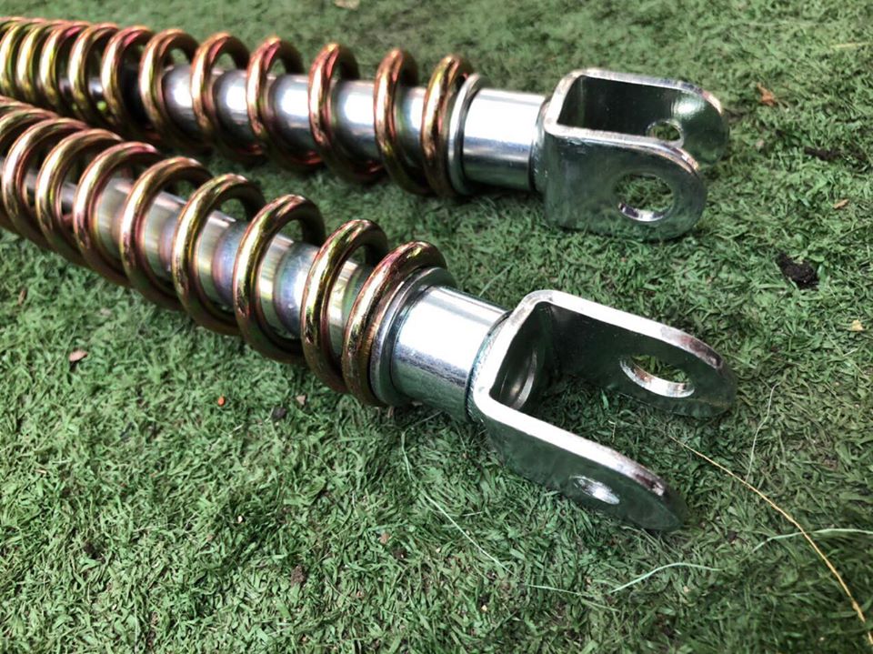 phuột trước gồm lò xo +ty phuột trước đầy đủ cho honda dame-cub 78-79-80-loại 1