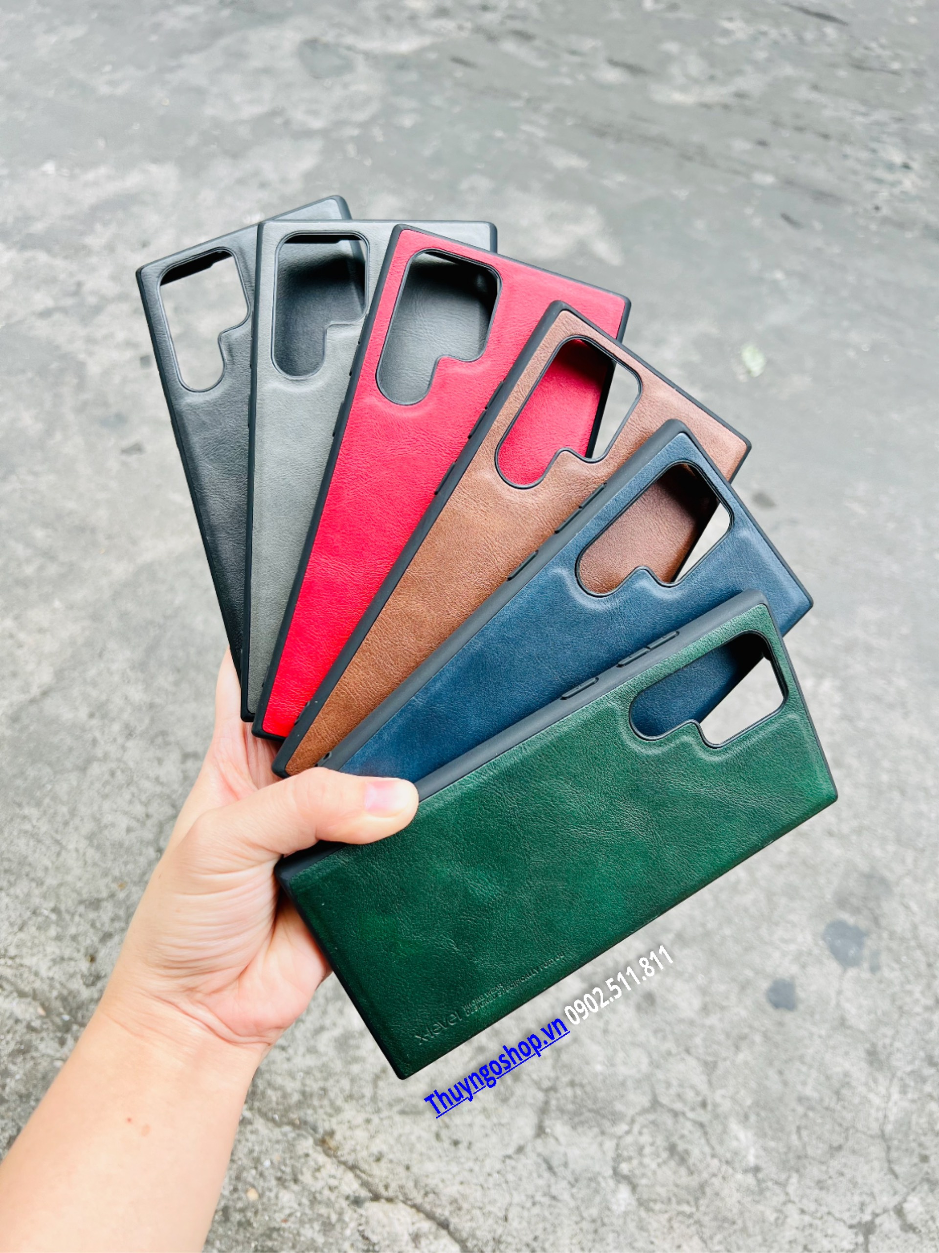 Thuyngoshop - Ốp lưng Da X-Level Samsung S22 Ultra - S22 Plus