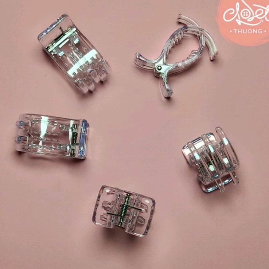 Kẹp Tóc Càng Cua [Giá Hủy Diệt] , Cặp Tóc Càng Cua Đen Nhám Hàn Quốc Bền , Đẹp