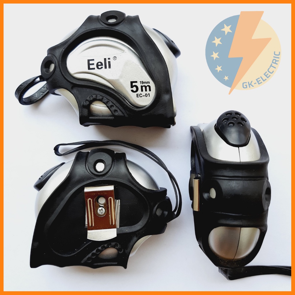 Thước kéo bao da Eeli tự khóa 2 mặt (EC - 01) cao cấp