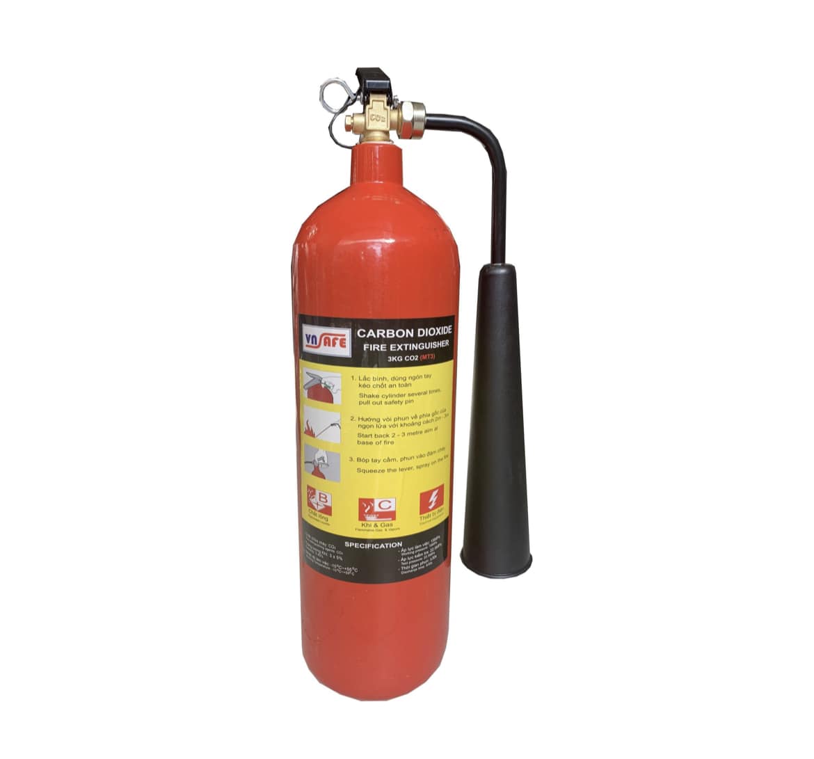 Bình chữa cháy khí C02 3KG VNSAFE