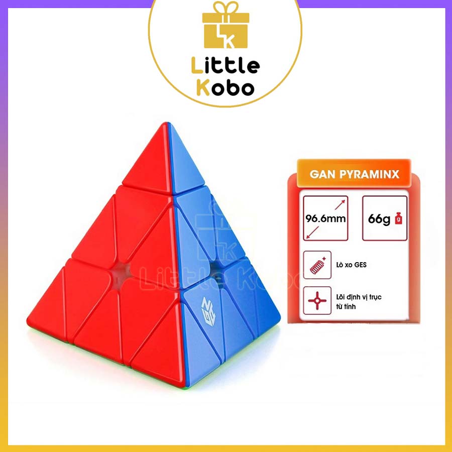 [Enhanced] Rubik Pyraminx Gan Pyraminx M Stickerless Rubic Tam Giác Nam Châm Flagship Pyramid Đồ Chơi Trí Tuệ Trẻ Em