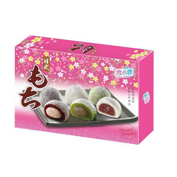 Bánh Mochi Yuki & Love Mixed 300g ( hồng )