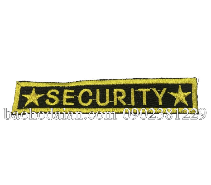 Logo bảo vệ, logo Security thêu sẵn