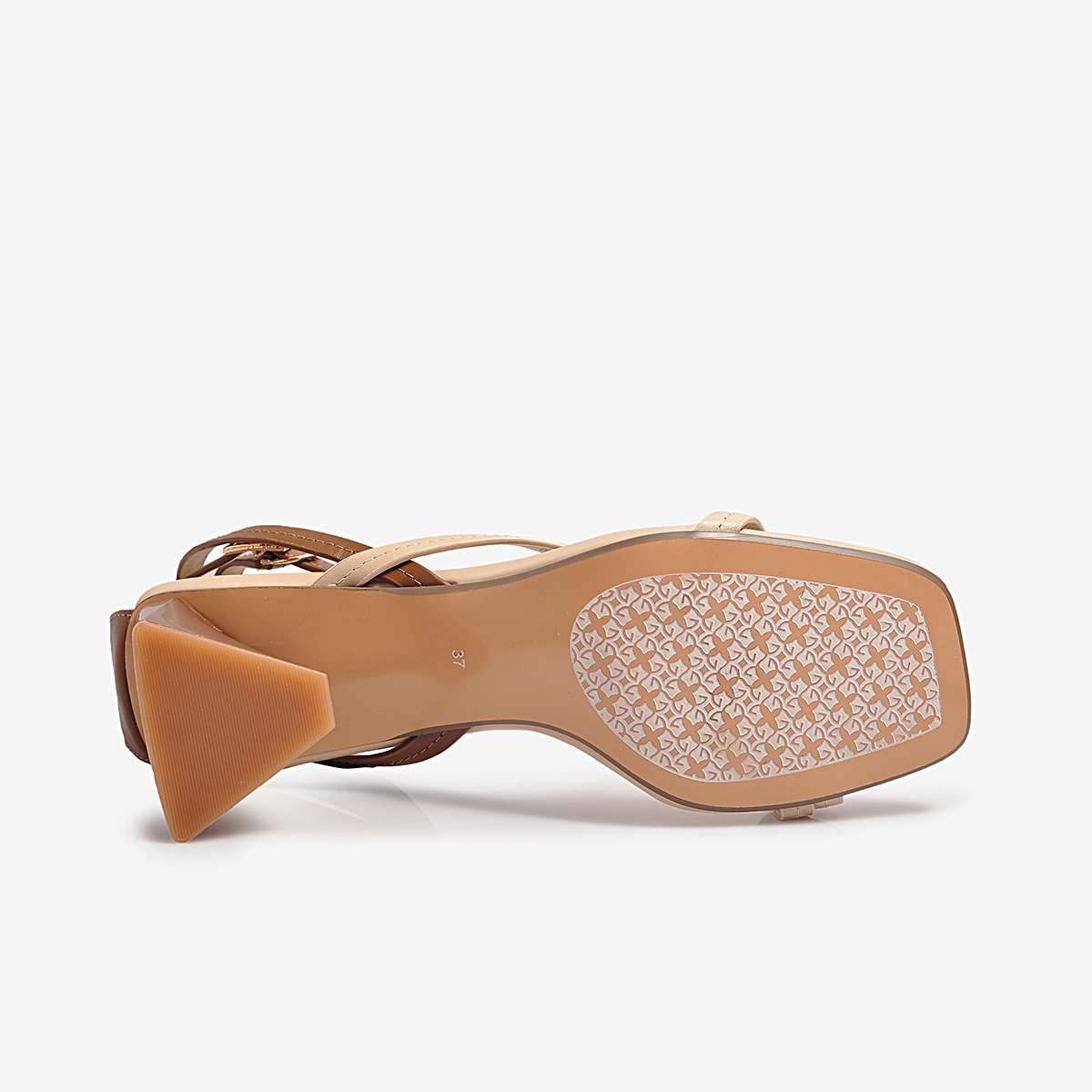 [Voucher giảm 12% tối đa 80k đơn 500k]Sandal Cao Gót Nữ Gosto GFW019100NAU (Nâu)