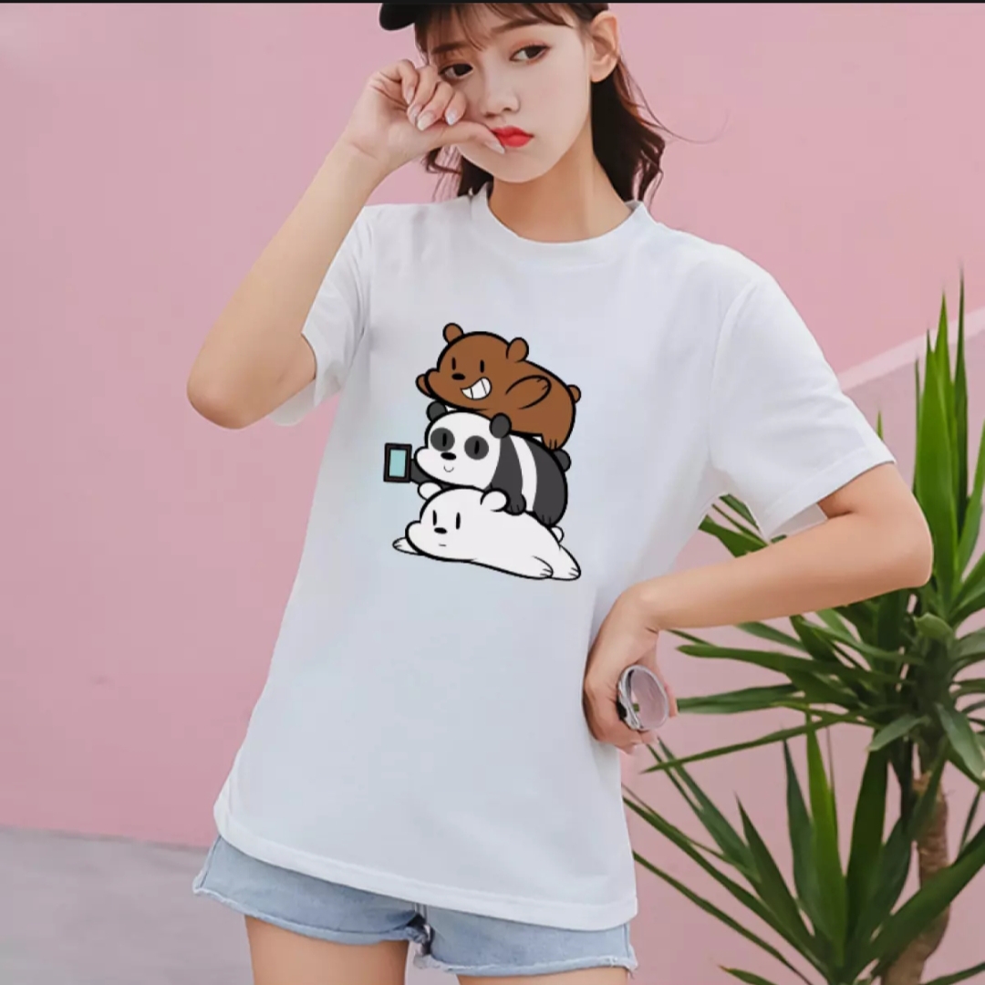 [HCM]áo thun UNISEX in hình siêu dễ thương