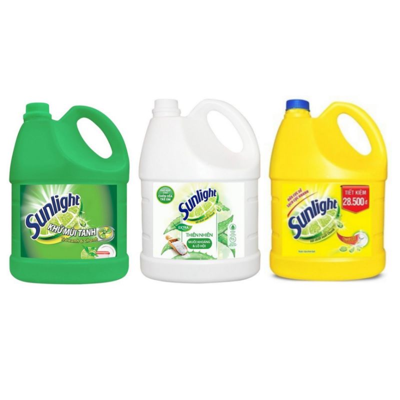 Nước rửa chén Sunlight can 3.6kg