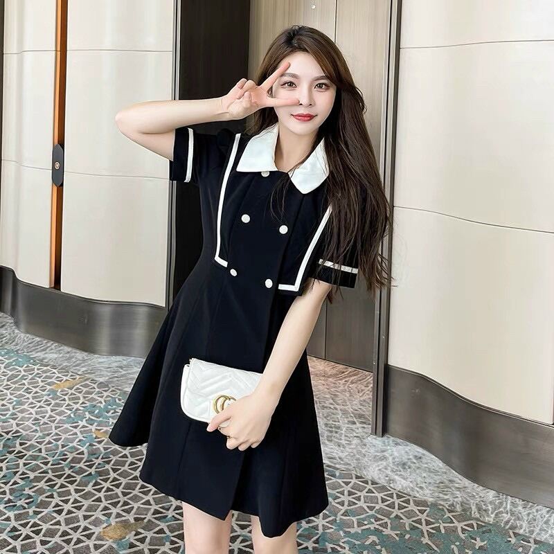Đầm viền trắng Big size siêu xinh (60-90 ký)