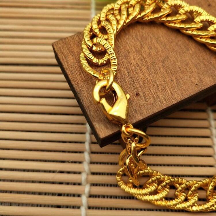 [Lấy mã giảm thêm 30%] Lắc tay mạ vàng Bracellet SC8458