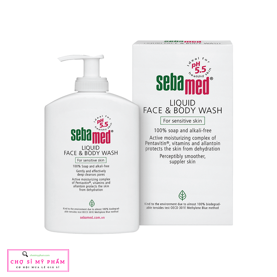 Sebamed pH5.5 Liquid Face Body Wash 300ml