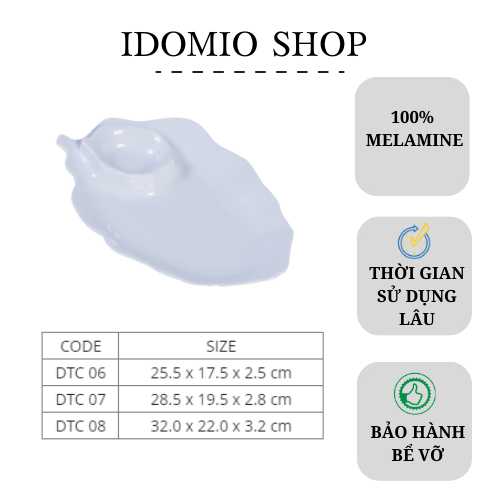 Dĩa Trái Cây Nhựa Melamine